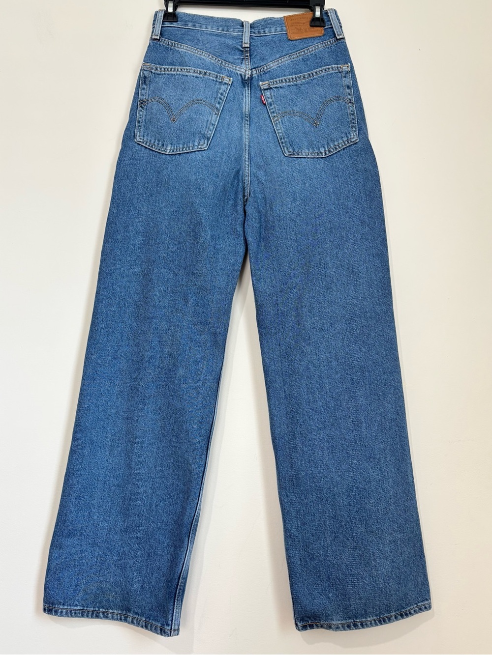 Levi’s Premium Big E High Loose Distressed Chewed Up Blowout Knees Wide Leg Jean - Picture 4 of 16